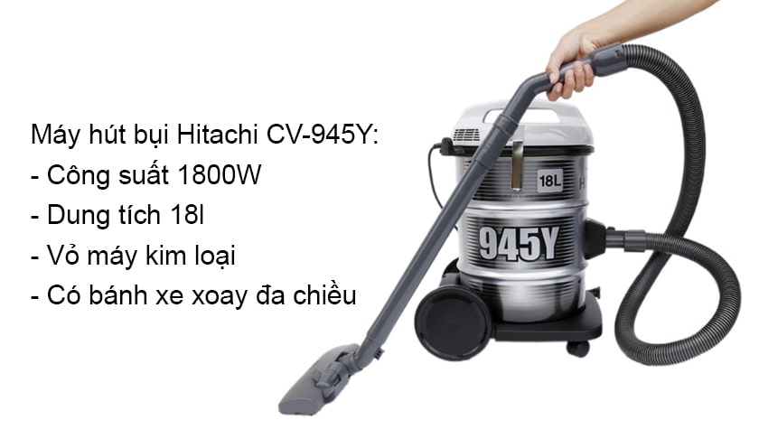 Máy hút bụi công nghiệp Hitachi CV-945Y: