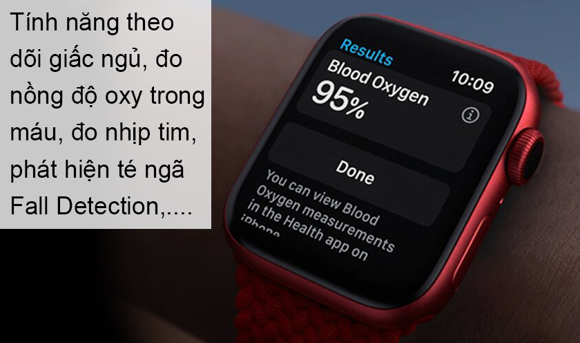 Tính năng đo nồng độ oxy mới trên Apple Watch series 6