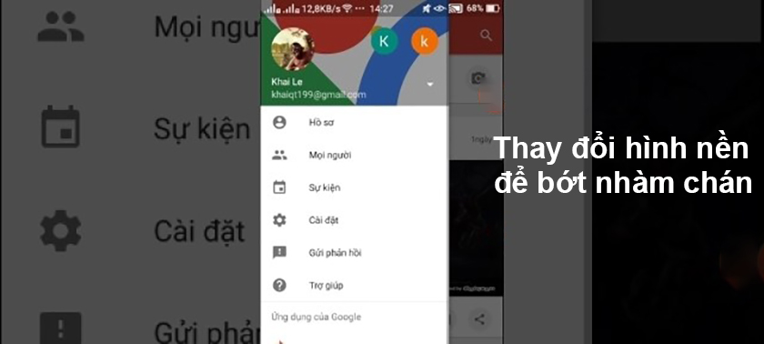 3 Cách thay đổi hình nền Gmail trên điện thoại từ AZ