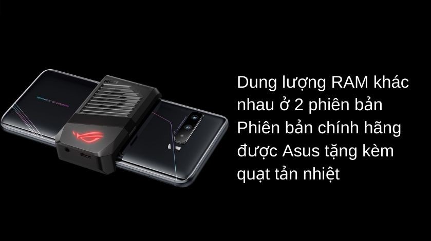 Asus Rog Phone 3 chính hãng được tặng quạt tản nhiệt