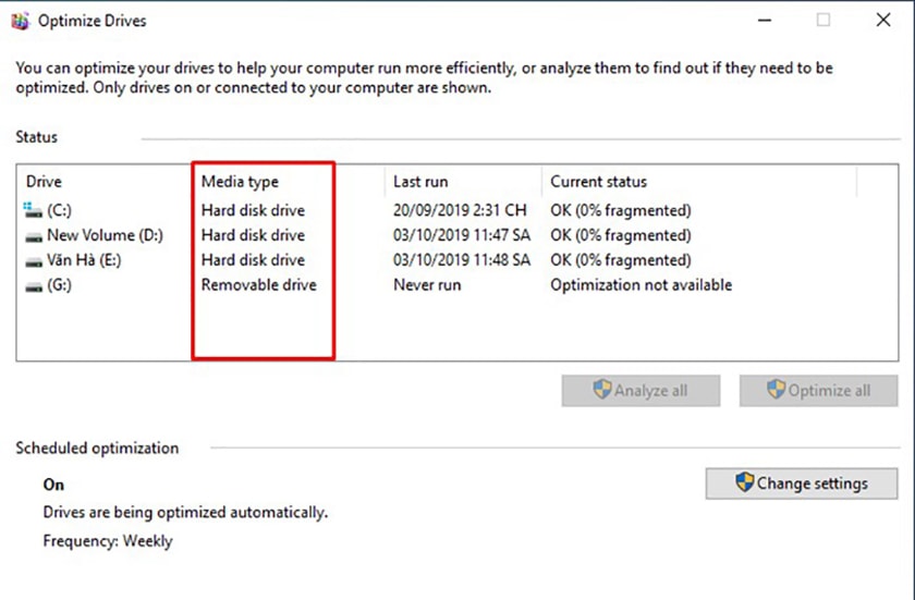 Cách kiểm tra ổ cứng SSD hay HDD ngay trên Windows