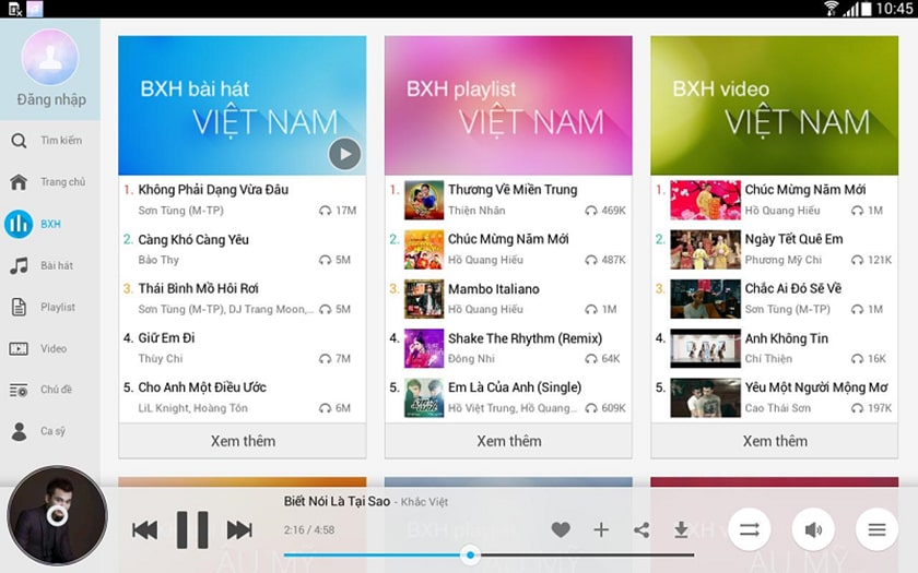 5 App nghe nhạc Trung Quốc Offine cho IOS và Android tốt nhất