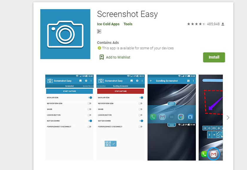 Phần mềm Screenshot Easy