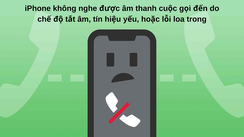 iphone không nghe được cuộc gọi đến