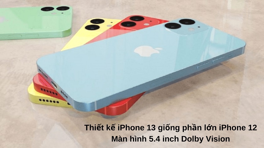 So sánh thiết kế iPhone 13 và iPhone 12