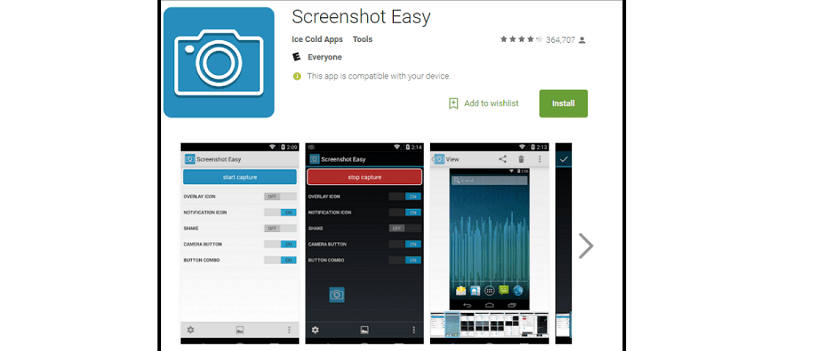 Chụp ảnh màn hình bằng ứng dụng Screenshot Easy