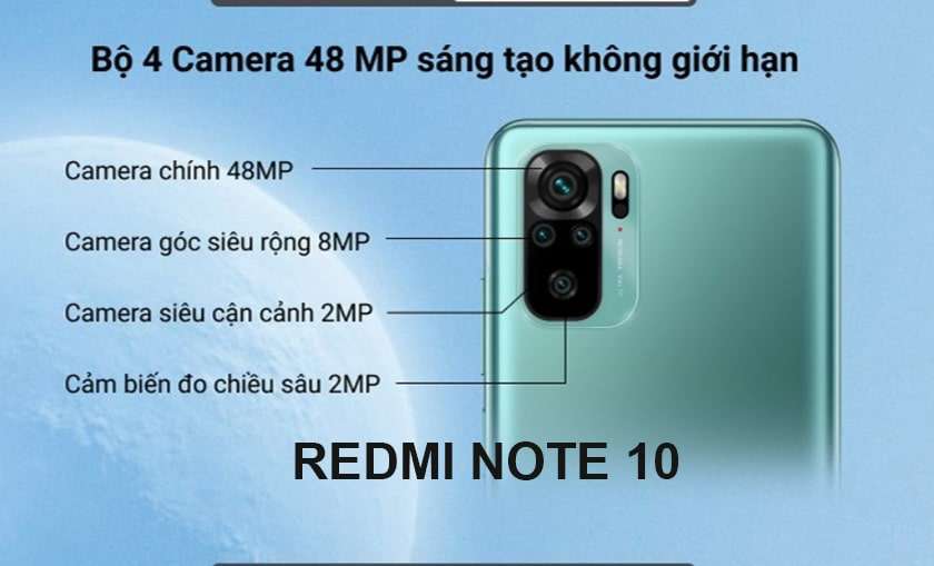 So sánh Redmi Note 10 và Vsmart Live 4 (thiết kế, màn hình, cấu hình, camera, pin) 