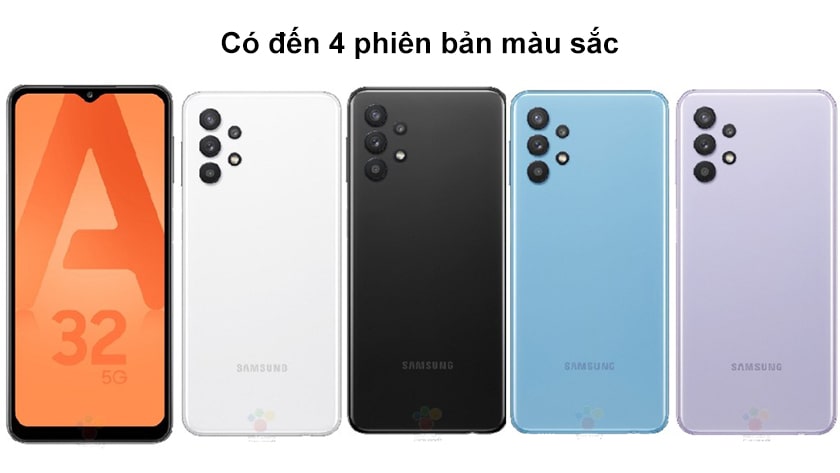 Samsung Galaxy A32 có mấy màu (đánh giá sâu về thiết kế, màn, màu)