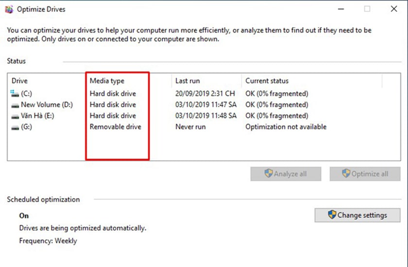 Nhận biết ổ cứng là SSD hay HDD trên Window 8