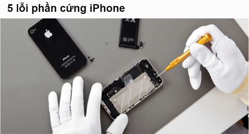 Những lỗi iPhone gặp phải cần sửa chữa
