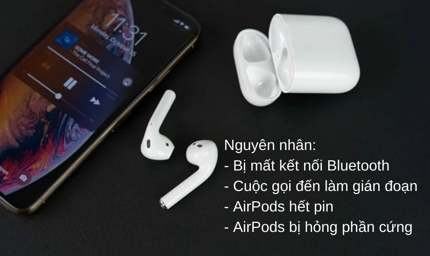 Airpods tự ngắt kết nối khi đang nghe - Vẫn có thể khắc phục