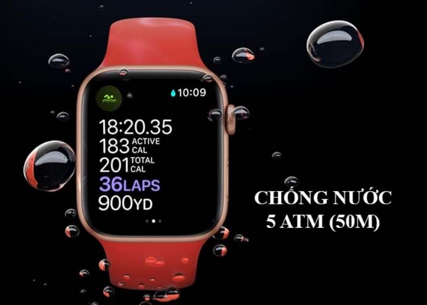 Apple Watch Series 6 40mm (GPS) Viền Nhôm Dây Cao Su