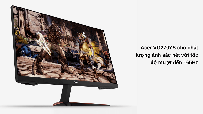 Acer VG270YS cũng sở hữu độ phân giải màn hình Full HD