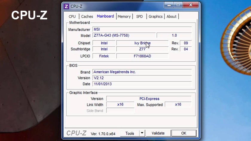 Kiểm tra nguồn máy tính bằng CPU-Z