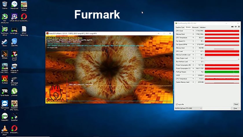 Kiểm tra thông tin phần cứng với Furmark