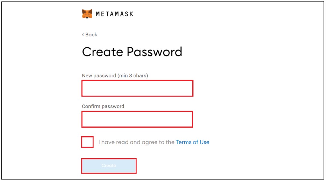Hướng dẫn tạo tài khoản ví MetaMask - Bước 4