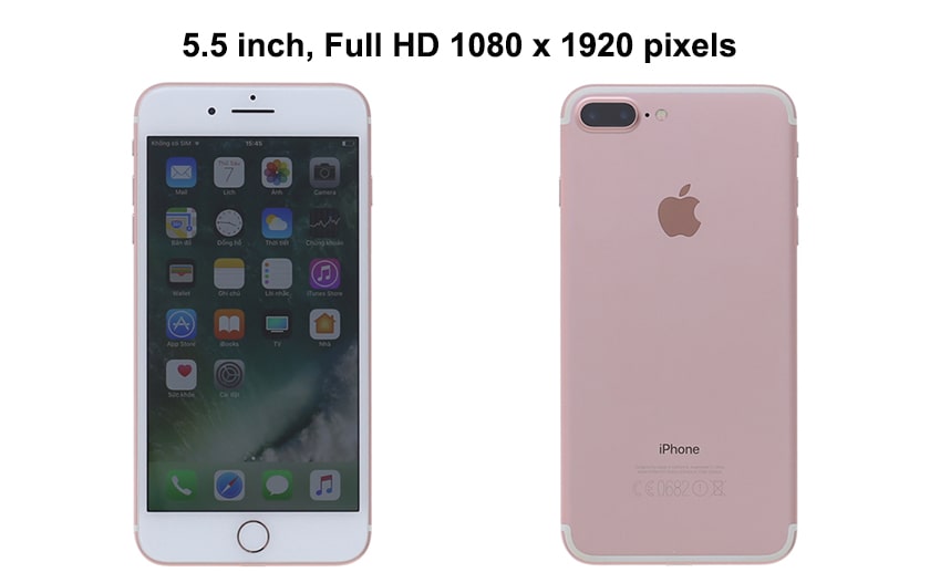 iPhone 7 Plus kích thước bao nhiêu inch?