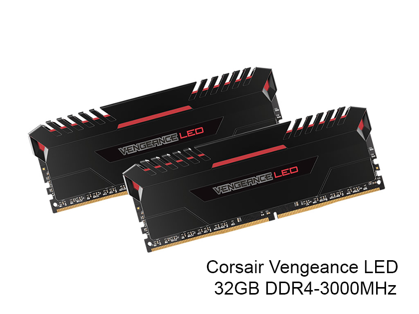 Ram 32Gb DDR4 Corsair Vengeance LED-3000MHz