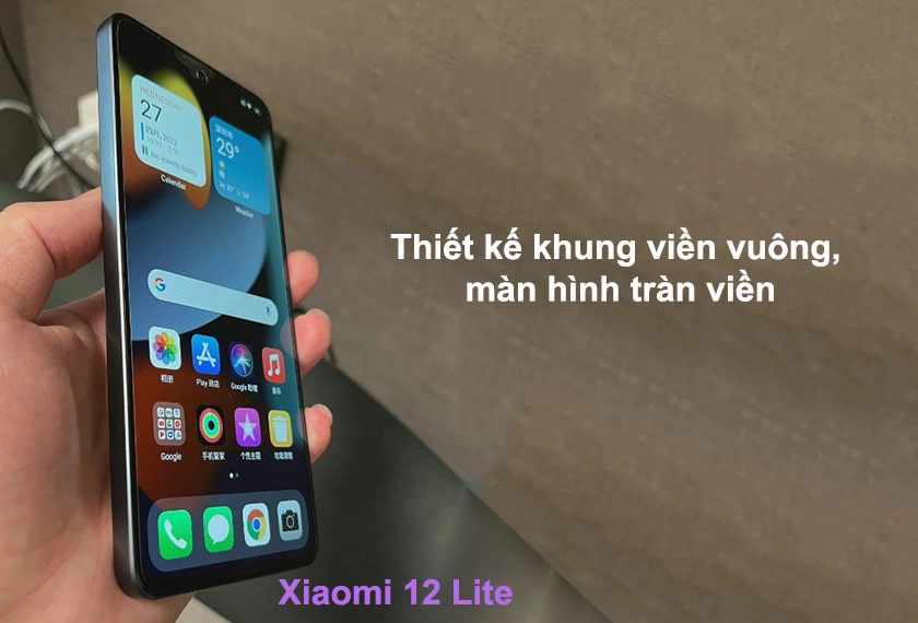 So sánh thiết kế Xiaomi 12 Lite và 11 Lite