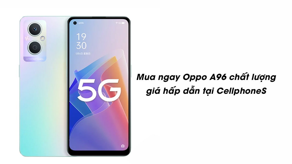 Điện thoại Oppo A96 giá rẻ