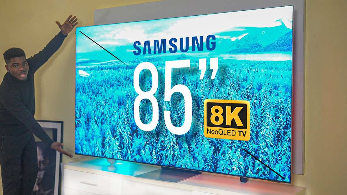 Kích thước tivi Samsung 85 inch được đo như thế nào?