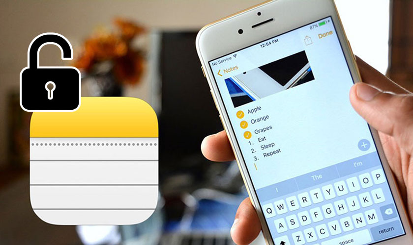 Cách mở khóa Ghi chú khi quên mật khẩu đơn giản