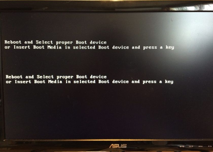 lỗi reboot and select proper boot device là gì