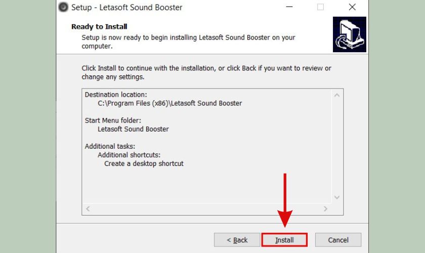 cài đặt sound booster để tăng thêm âm lượng cho máy tính