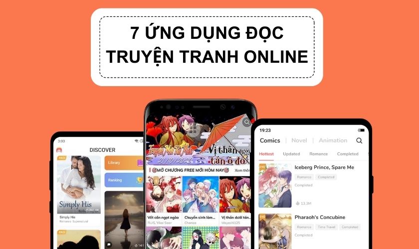 Top 7 ứng dụng đọc truyện tranh online hoàn toàn miễn phí