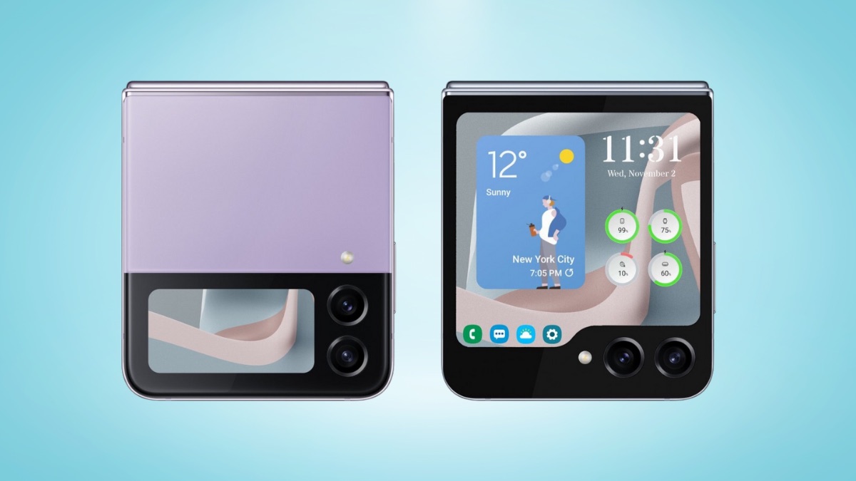 So sánh ngoại hình Galaxy Z Flip5 về thiết kế