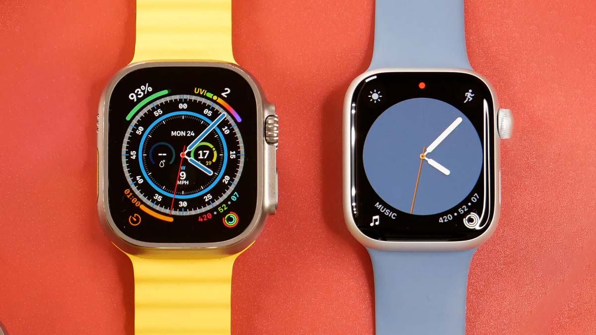 Thiết kế Apple Watch Ultra vs Series 8