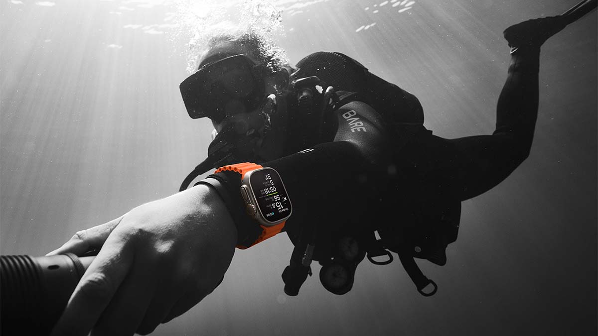 Apple Watch Ultra 2 hỗ trợ bộ môn lặn chuyên nghiệp