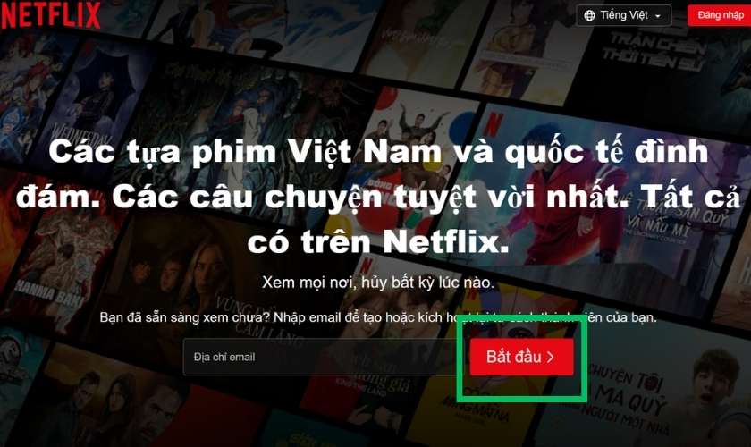 Cách đăng ký tài khoản Netflix Free 2023