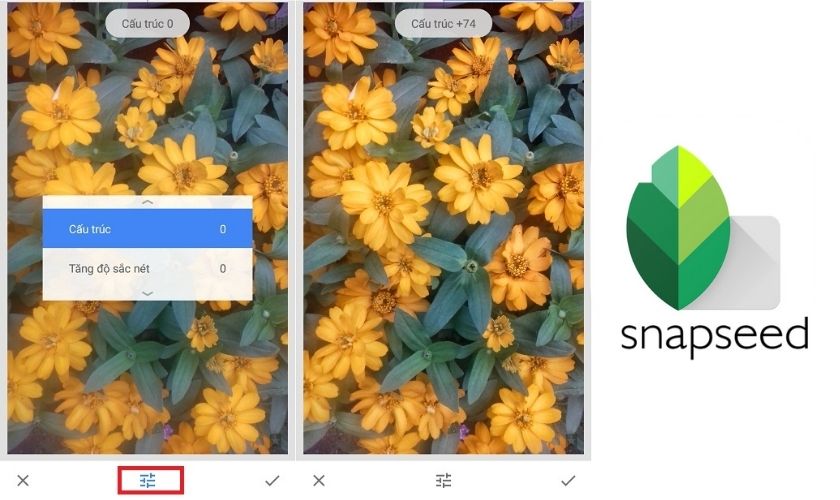 Snapseed - Phần mềm làm nét ảnh của Google