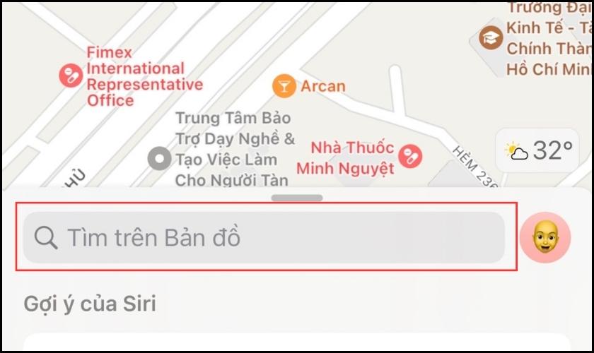 Cách tìm cây ATM gần nhất bằng app Bản đồ iPhone