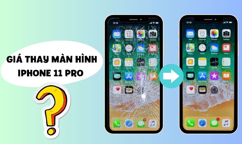 Bảng giá thay màn hình iPhone 11 Pro tại Điện Thoại Vui