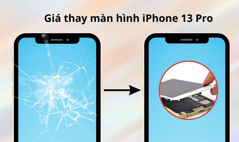 Thay màn hình iPhone 13 Pro chất lượng tốt, giá hợp lý