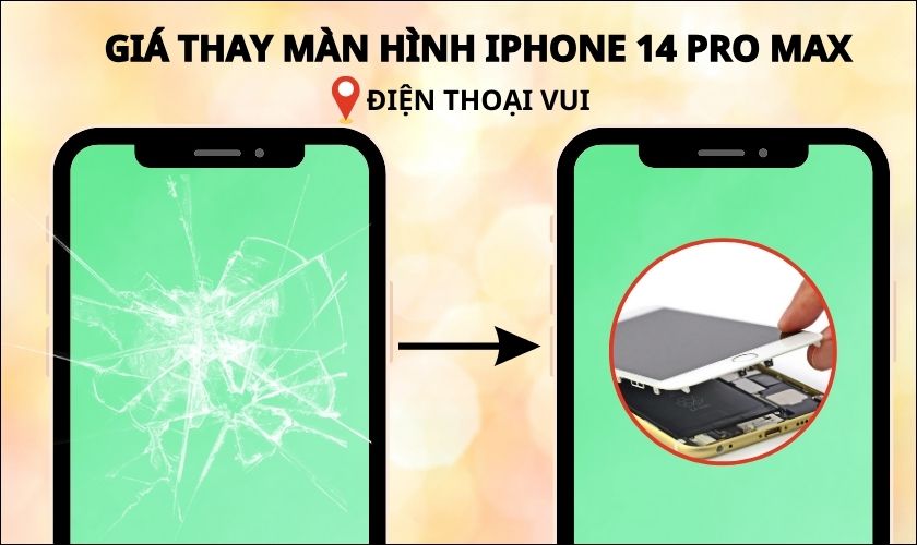 Giá thay màn hình iPhone 14 Pro Max chất lượng cao