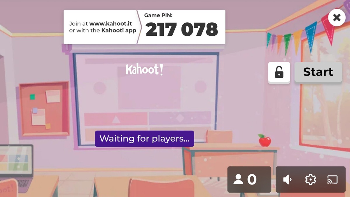 Cách sử dụng Kahoot trên điện thoại để bắt đầu game bước 2