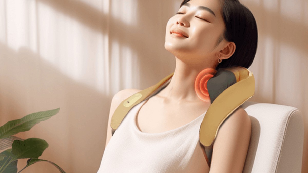 Review máy massage cổ vai gáy: thư giãn, giảm đau nhức mỏi