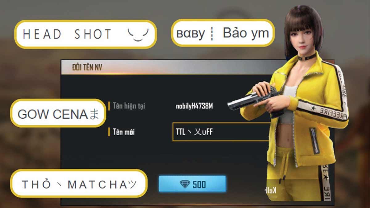 Những cách đặt tên FF (Free Fire) cực ngầu cho nam, nữ 