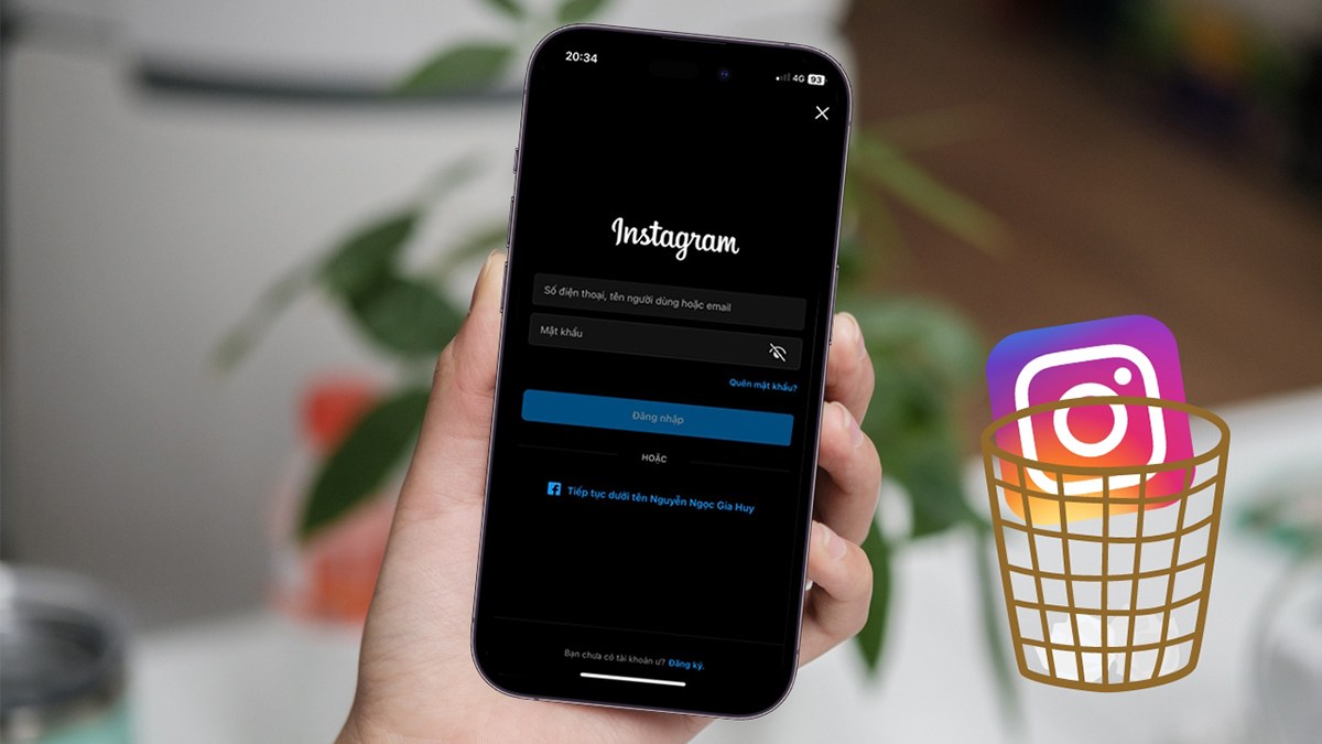 Cách xóa tài khoản Instagram trên điện thoại đơn giản nhất