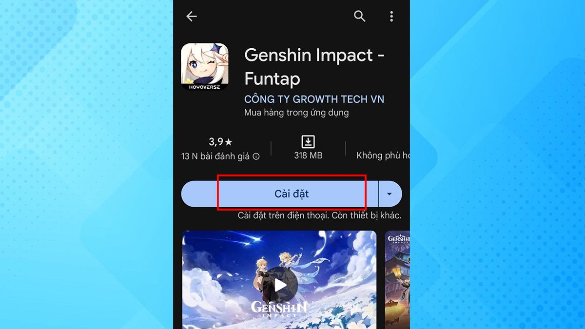 Cách tải Genshin Impact trên điện thoại Android chi tiết