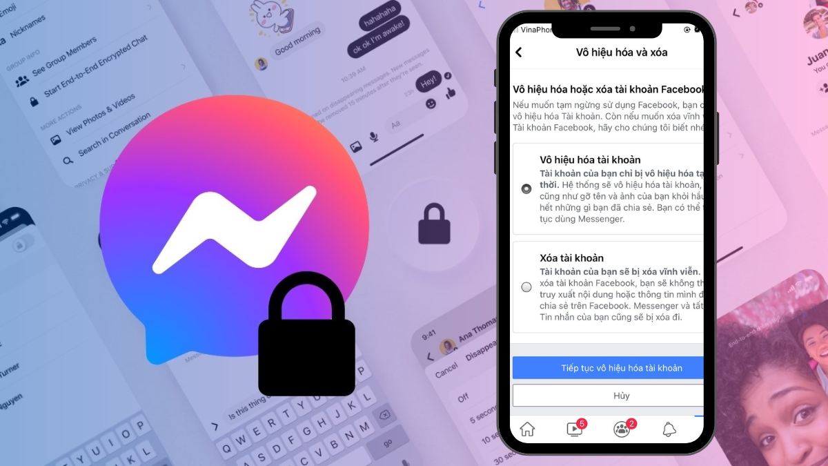 Hướng dẫn vô hiệu hóa messenger trên điện thoại iPhone