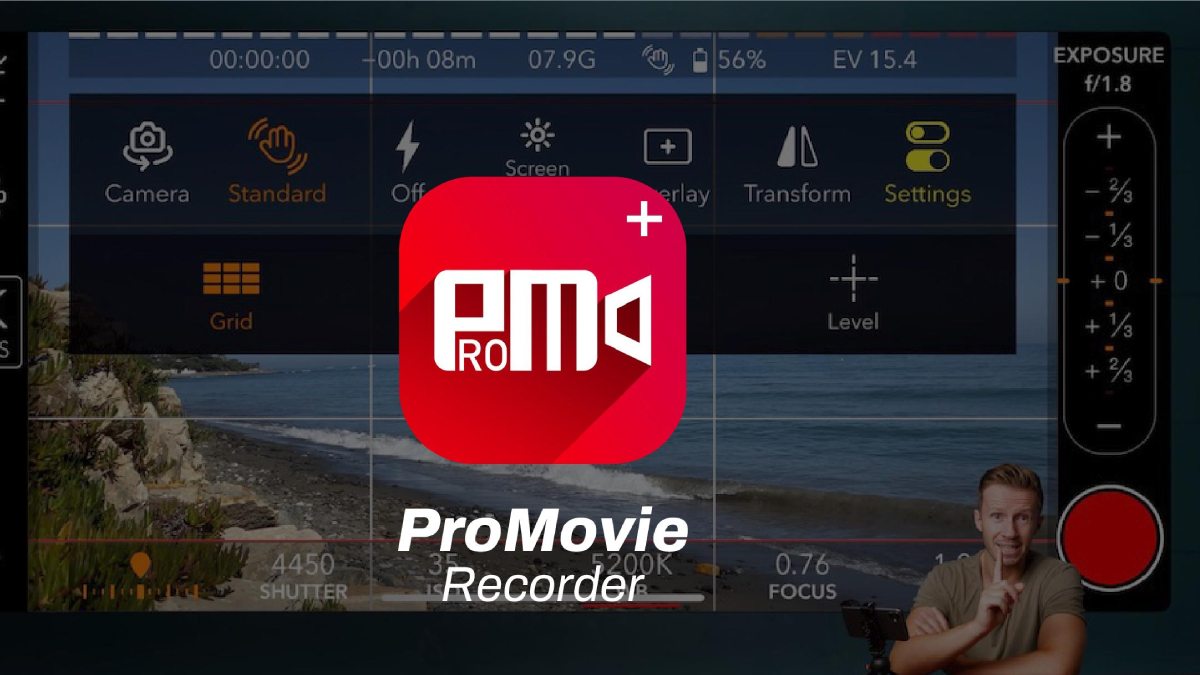 Quay màn hình iphone có tiếng ProMovie Recorder