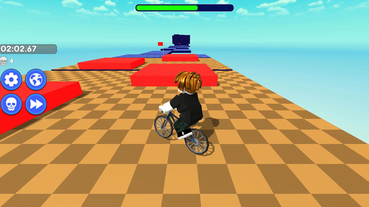 Obby but You're on a Bike